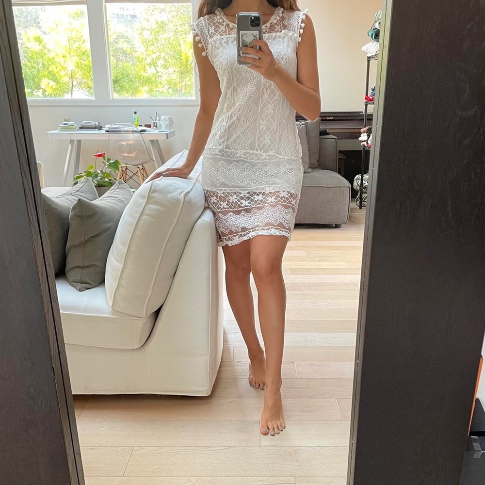 ❌SOLD❌ White Swim Cover Up